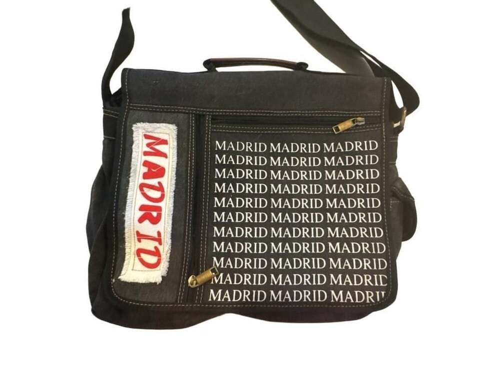 Robin Ruth Madrid City Messenger Crossbody Canvas Laptop Bag